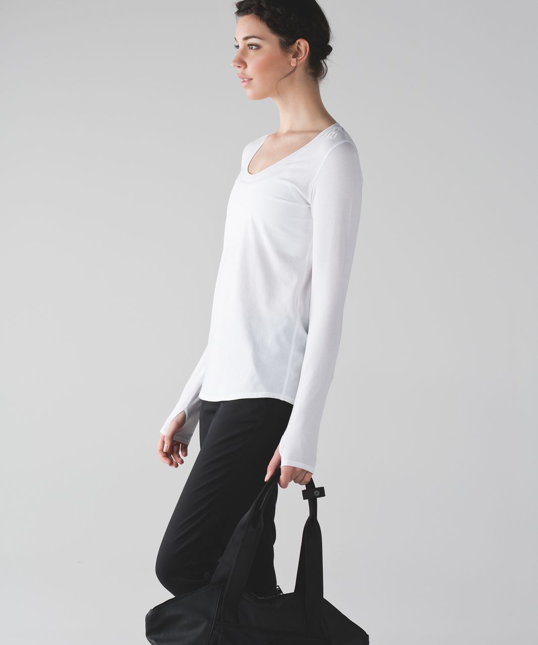 Lululemon Yogi Everyday Long Sleeve - White