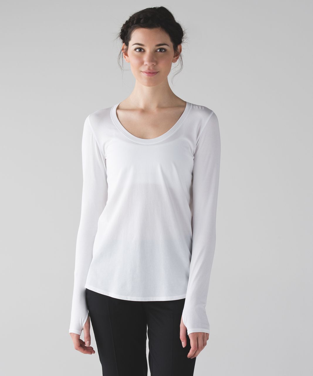 Lululemon Yogi Everyday Long Sleeve - White