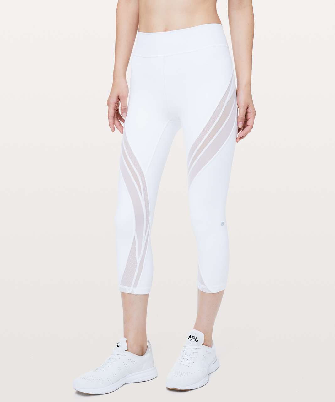 Lululemon Never Still Crop *21" - White