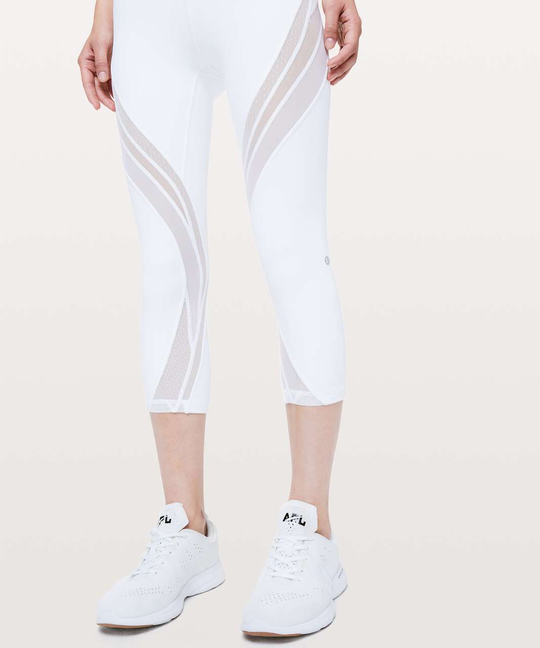 Lululemon Never Still Crop *21" - White