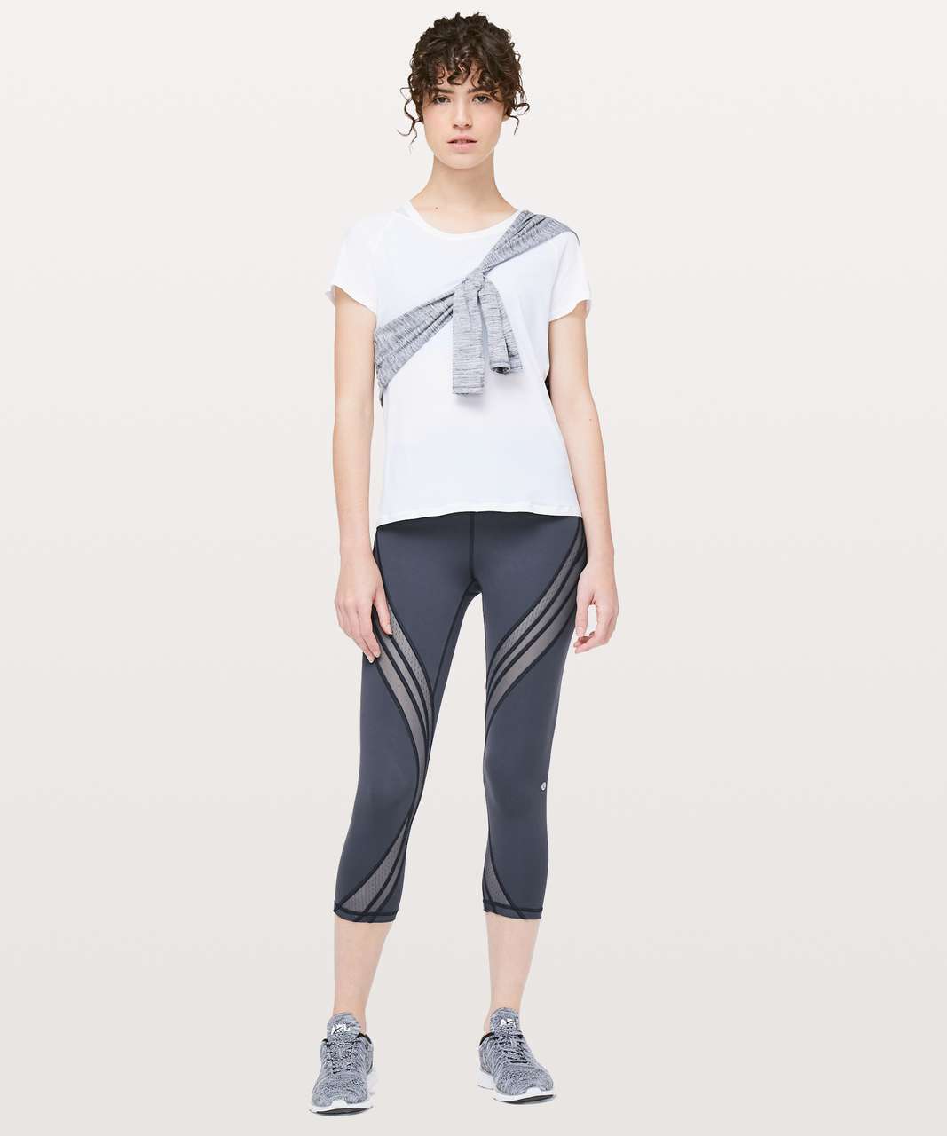 Lululemon Never Still Crop *21" - Cadet Blue