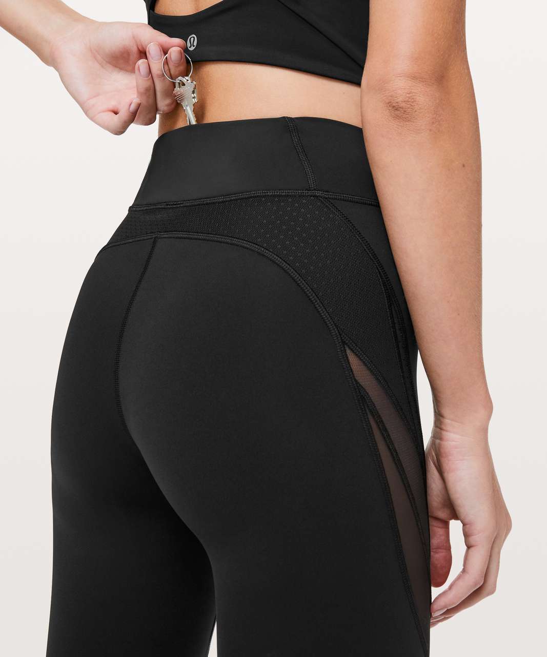 Leggings Lululemon Black size 4 US in Polyester - 41365575