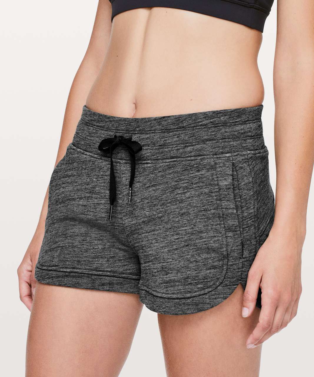 Lululemon Hit Reset Short *3" - Heathered Core Dark Grey