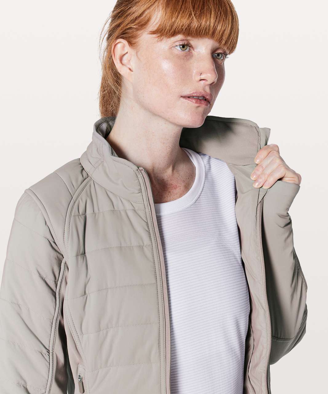 Lululemon Extra Mile Jacket - Dark Chrome - lulu fanatics