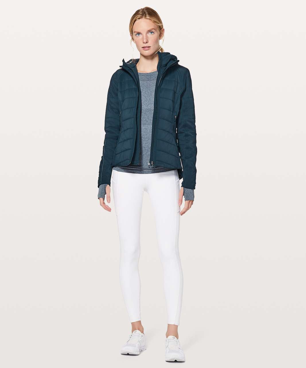 Lululemon Sleek Essentials Jacket - Nocturnal Teal - lulu fanatics