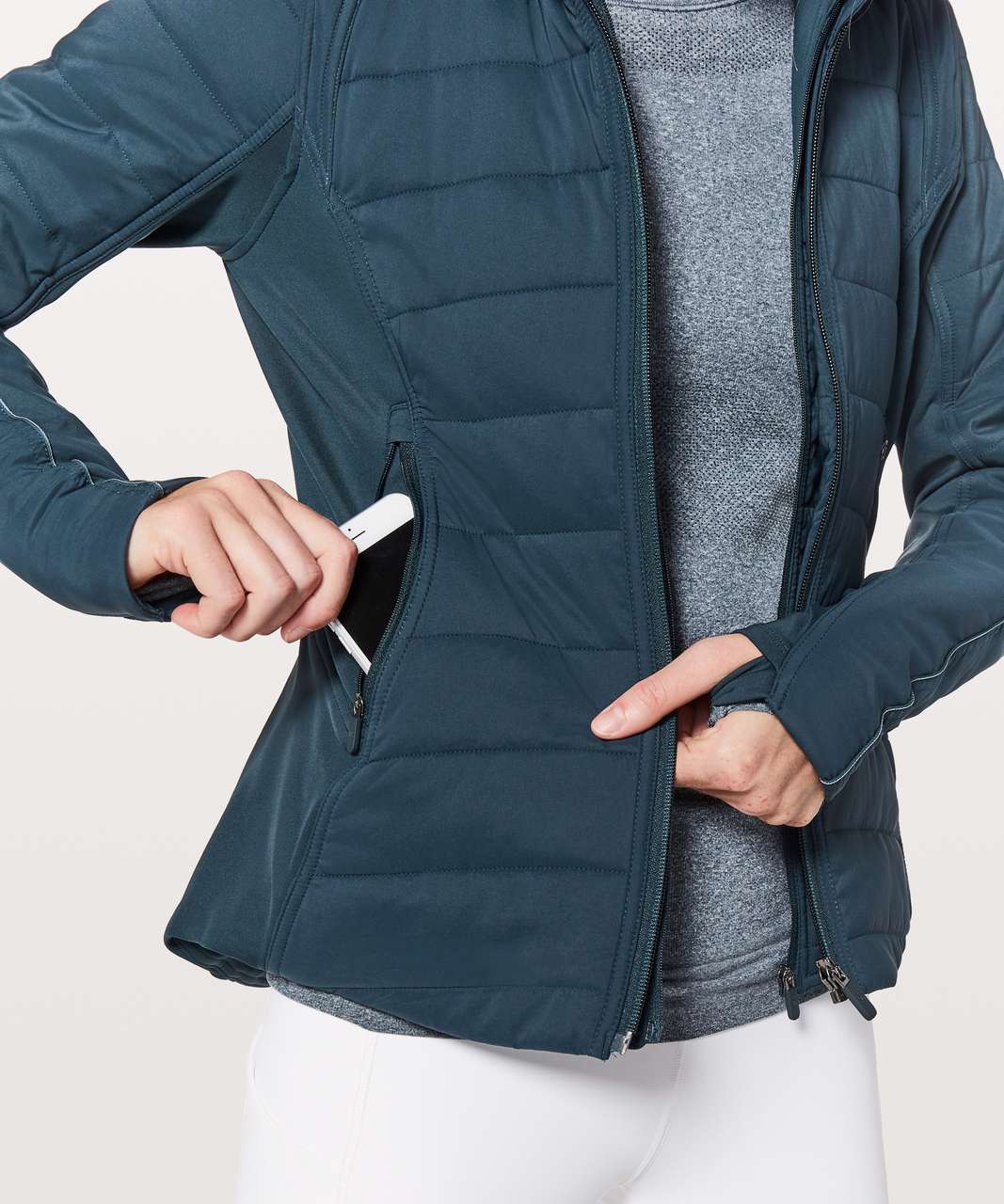 Lululemon Extra Mile Jacket - Nocturnal Teal