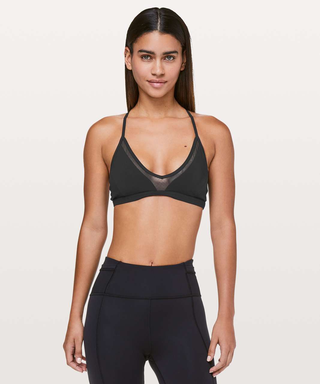 Lululemon State Of Flow Bra - Black - lulu fanatics