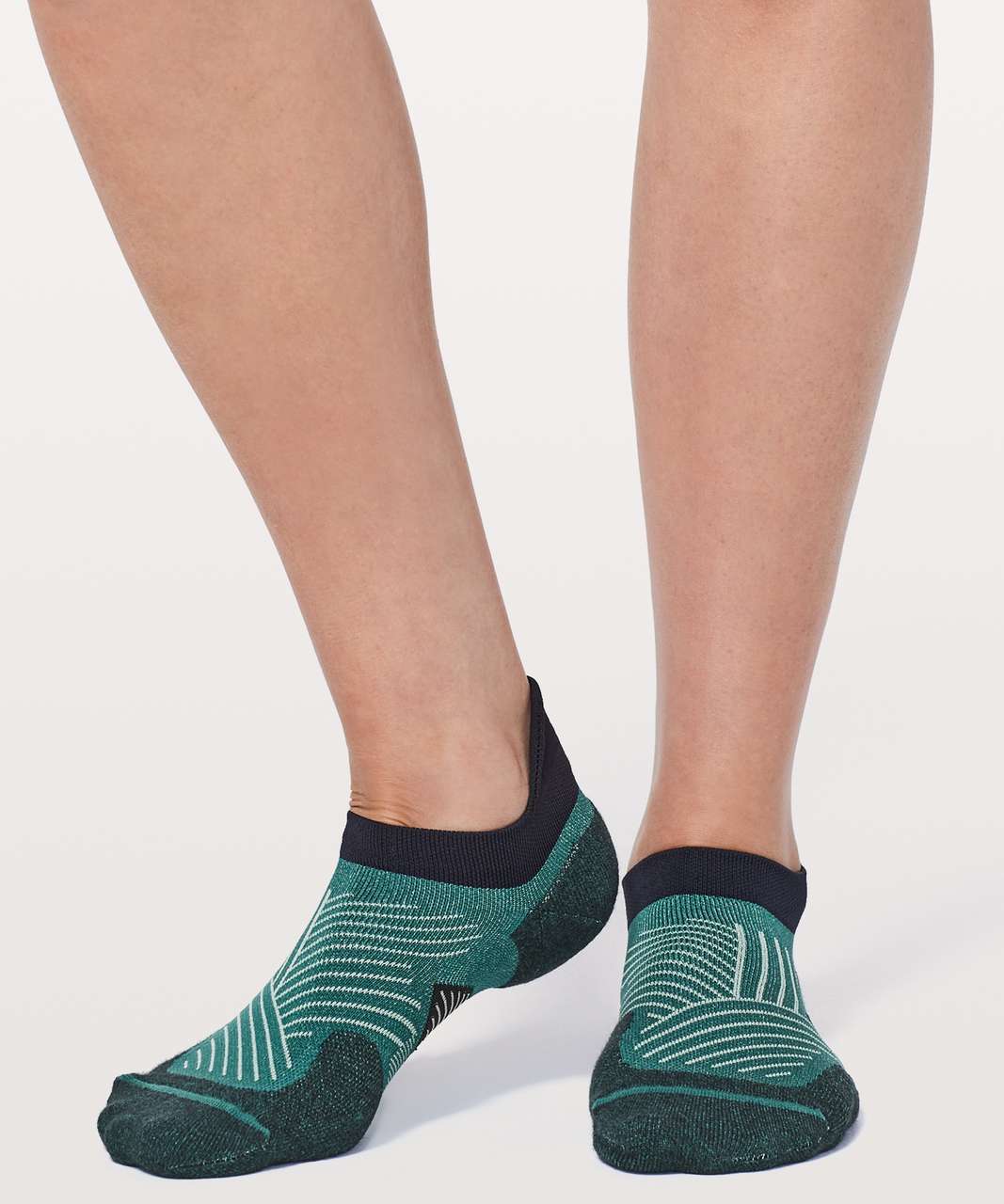 Lululemon Speed Sock *Silver - Green Jasper / Citra Lime