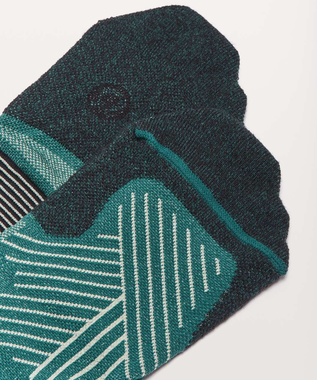 Lululemon Speed Sock *Silver - Green Jasper / Citra Lime