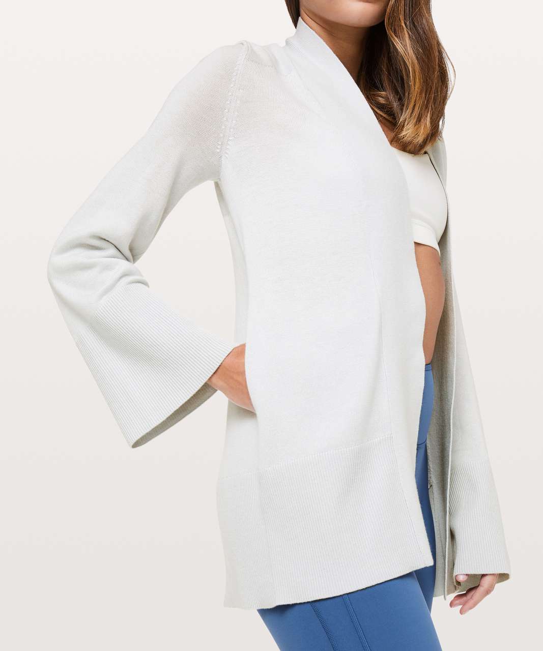 Lululemon Soft Side Kimono - Alpine White