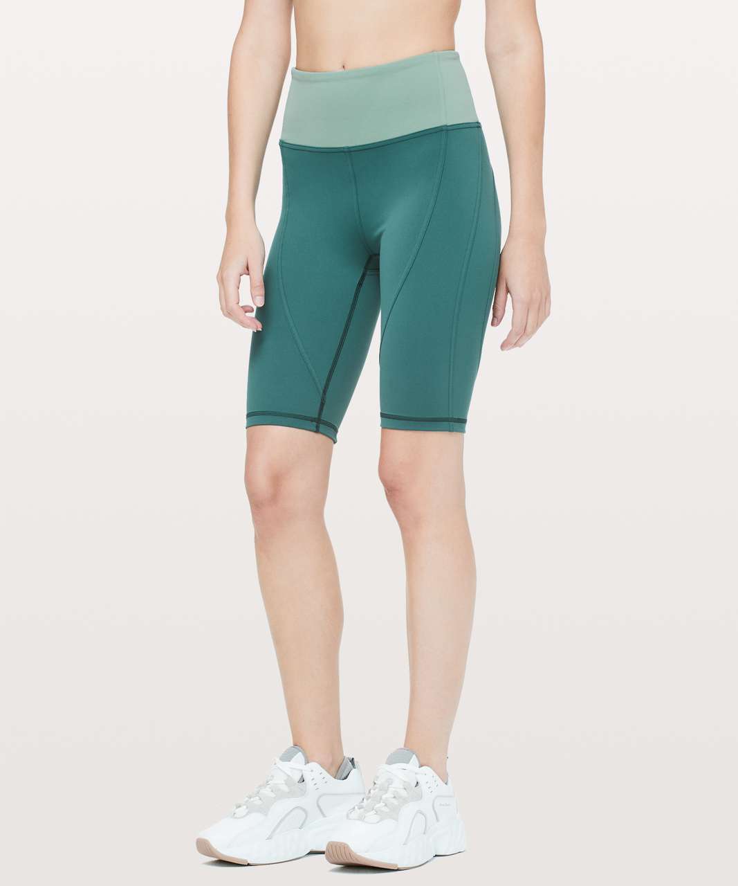 Lululemon Sweat & Repeat Short *10" - Green Jasper / Frosted Pine