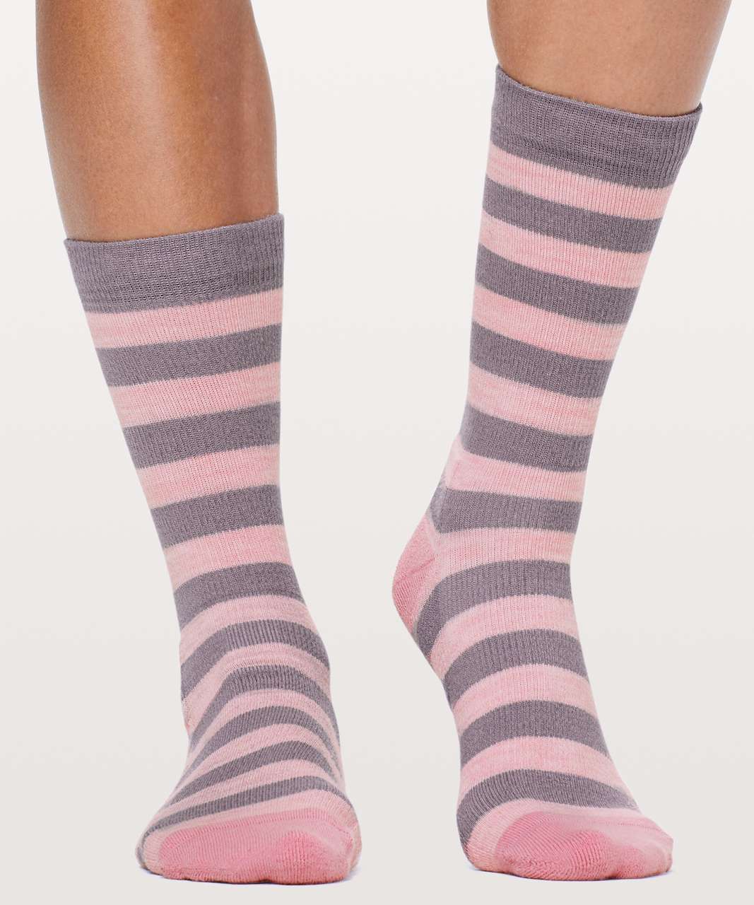 Lululemon Not Your Everyday Crew Sock - Dusty Pink / Rose Tea