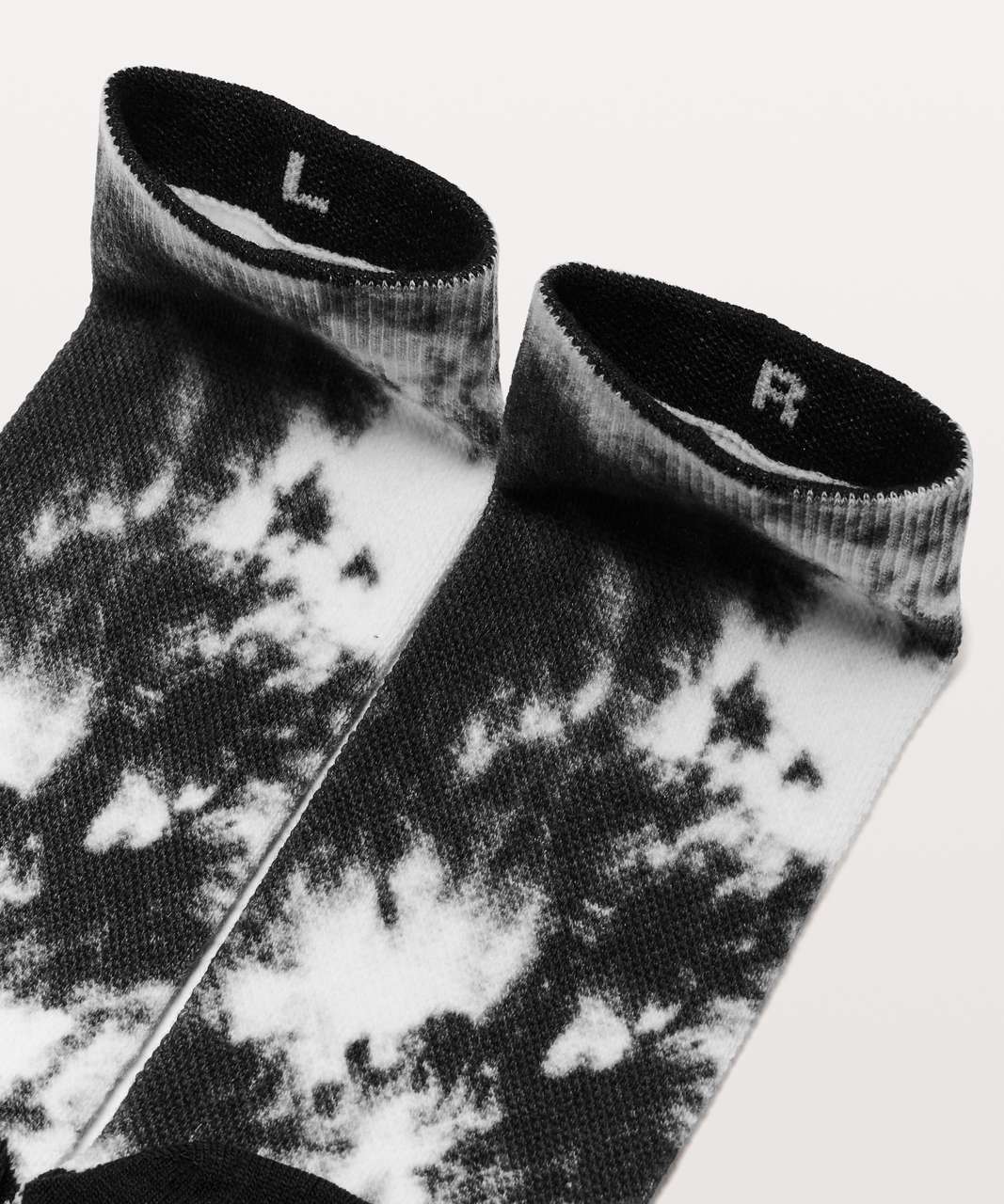 Men's Tall Tie Dye Socks Black/White