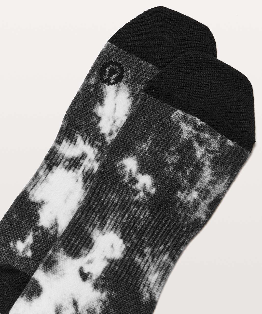 Men's Tall Tie Dye Socks Black/White