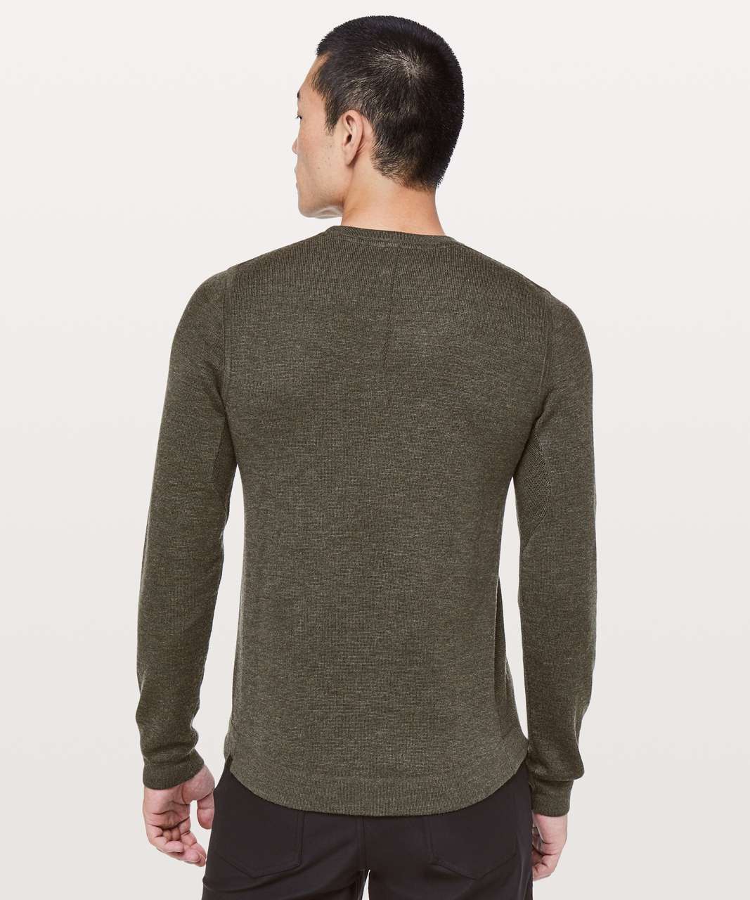 Lululemon Alpine Air Crew - Heathered Dark Olive (First Release)