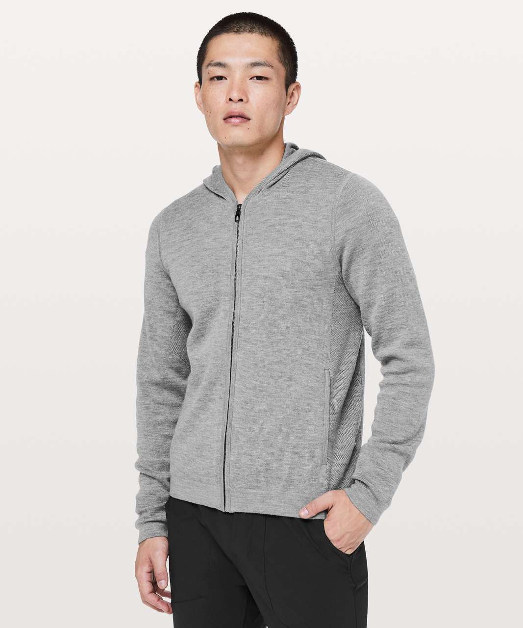 Lululemon Scuba Hoodie *Plush - Heathered Alpine White / Alpine White - lulu  fanatics