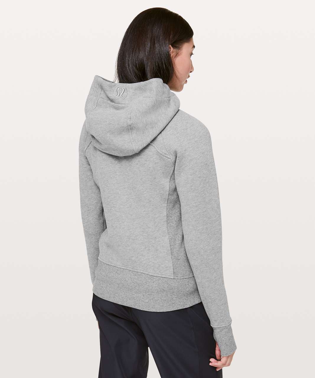 Lululemon Scuba Oversized 1/2 Zip Hoodie - Heathered Core Ultra Light Grey  - lulu fanatics