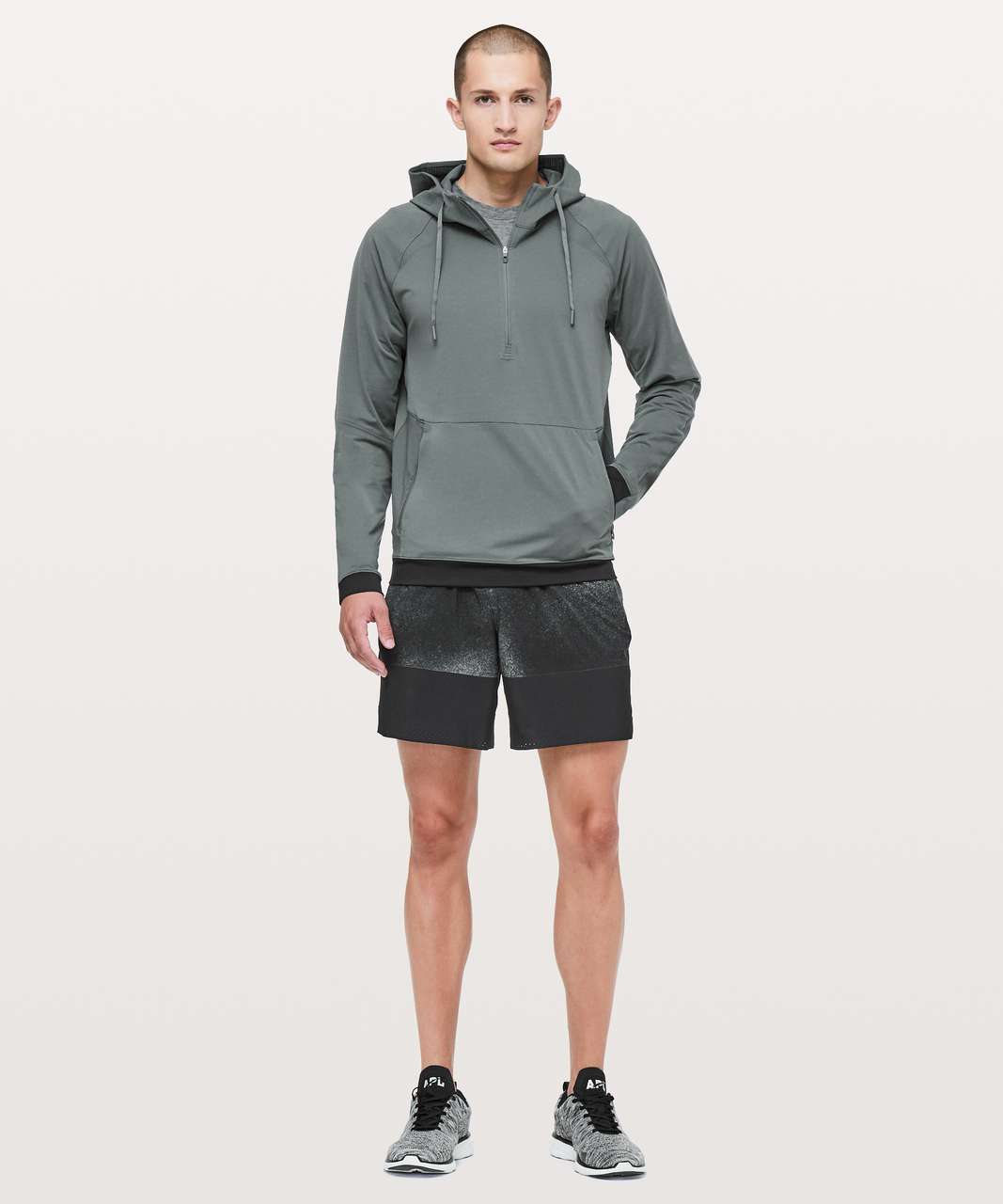 Lululemon Lost In The Hustle Hoodie - Sea Steel