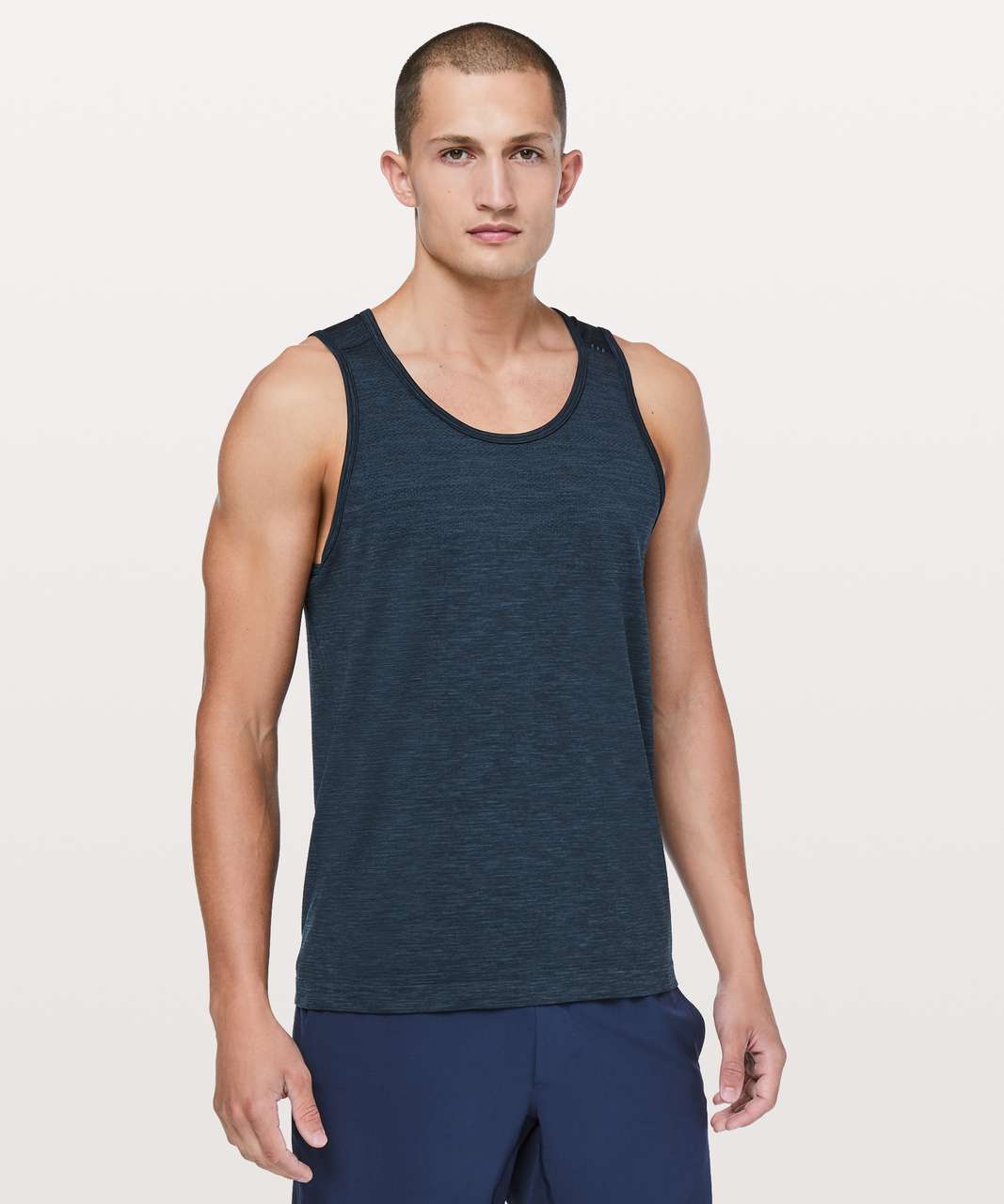 Lululemon Metal Vent Tech Tank - Mineral Blue / Nautical Navy