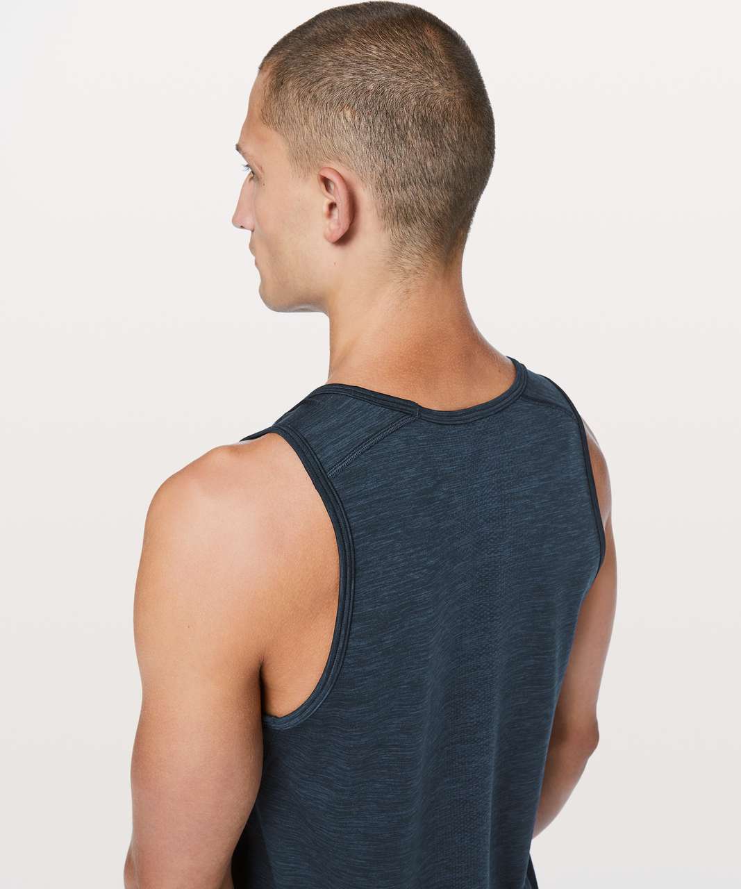 Lululemon Metal Vent Tech Tank - Mineral Blue / Nautical Navy