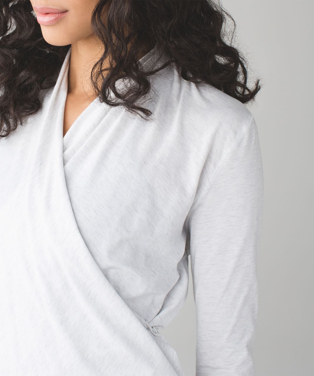 Lululemon Radiant Long Sleeve - Heathered White