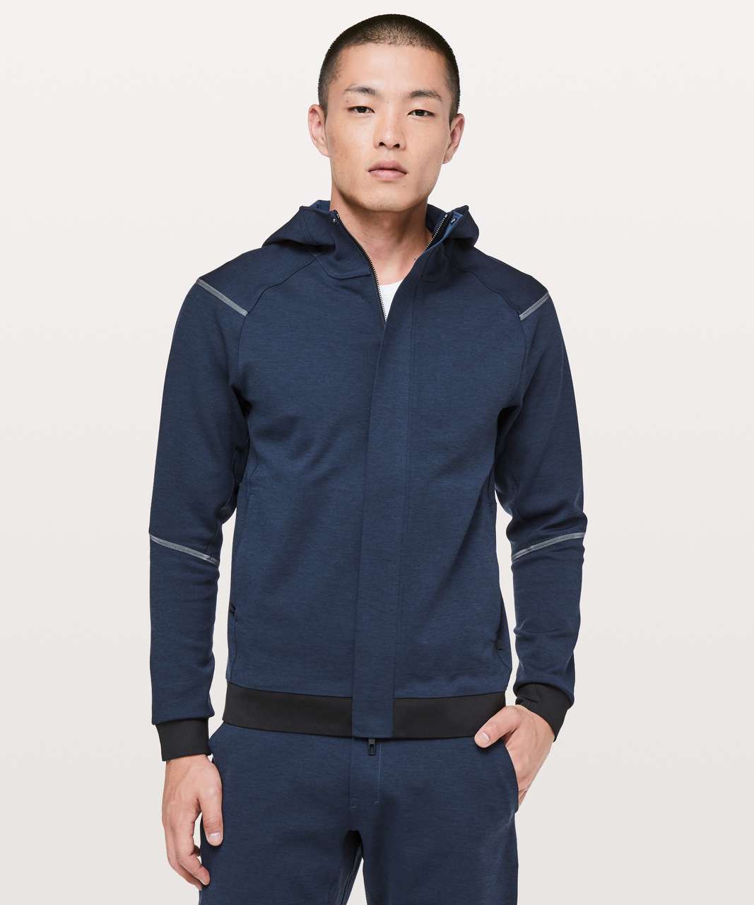 Lululemon Axiom Full Zip Hoodie *lululemon lab - Onyx Blue / Black