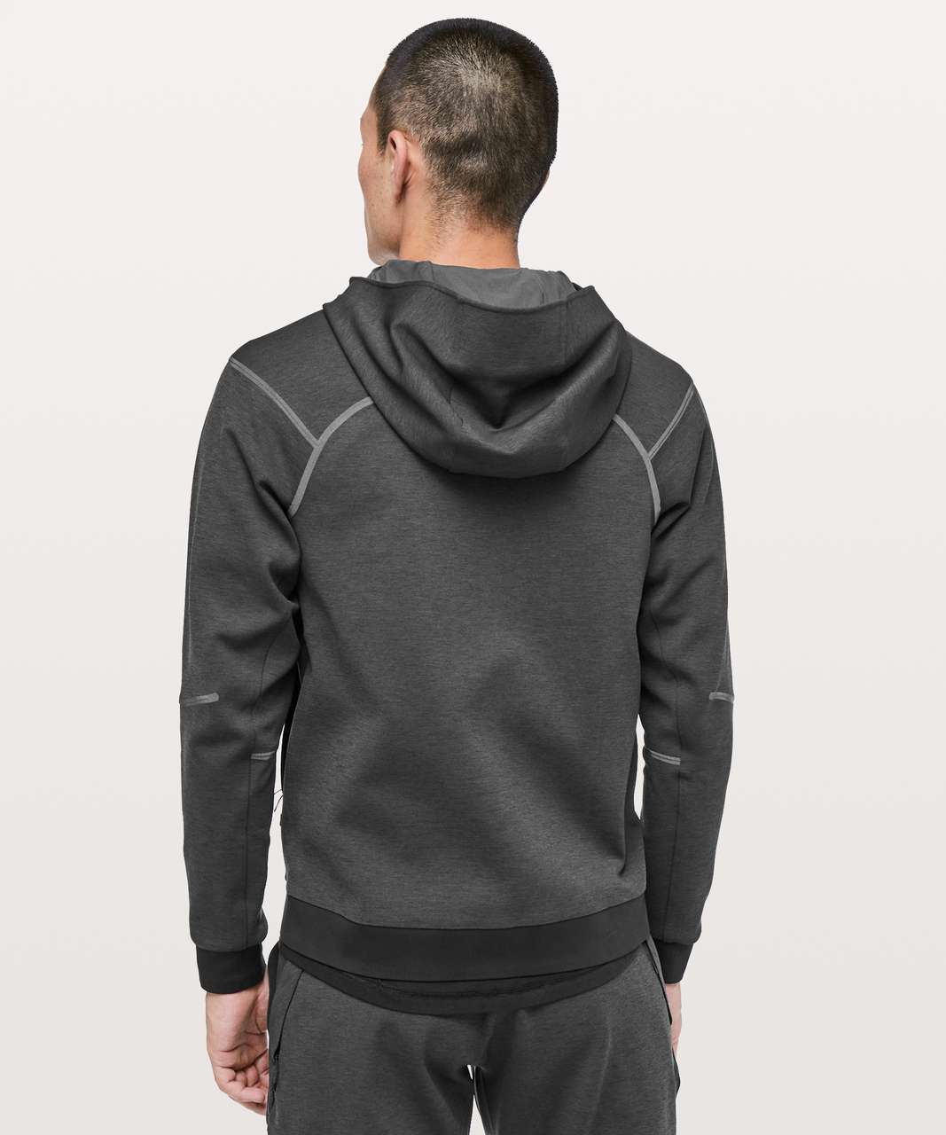 Lululemon Axiom Full Zip Hoodie *lululemon lab - Graphite Grey / Black ...