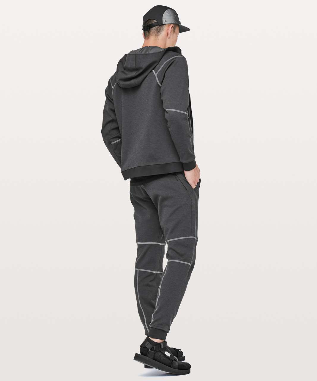 Lululemon Axiom Full Zip Hoodie *lululemon lab - Graphite Grey / Black