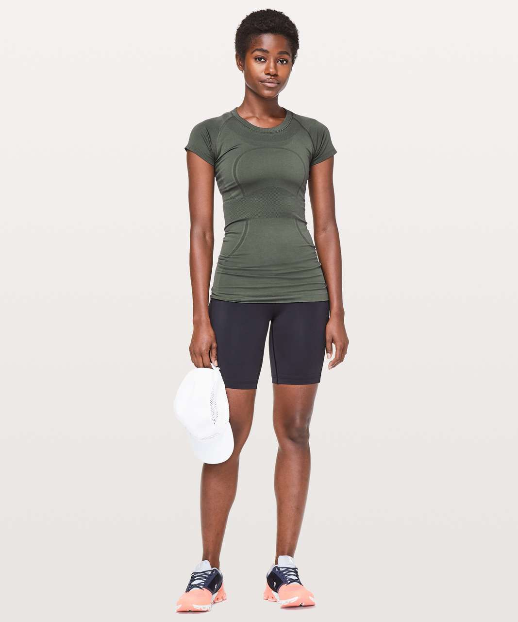 Lululemon Swiftly Tech Short Sleeve Crew - Camo Green / Camo Green