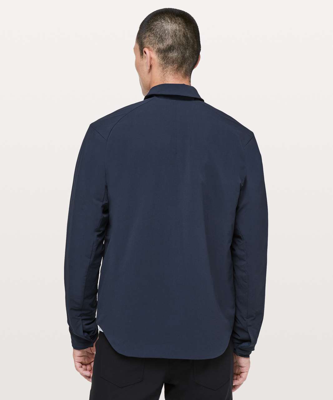 Lululemon Nexus Shirt Jacket - Reversible *lululemon lab - Onyx Blue / Black Tidal Wash