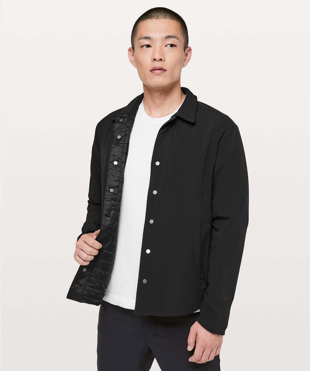 Veilance stretch shirt jacket - Black