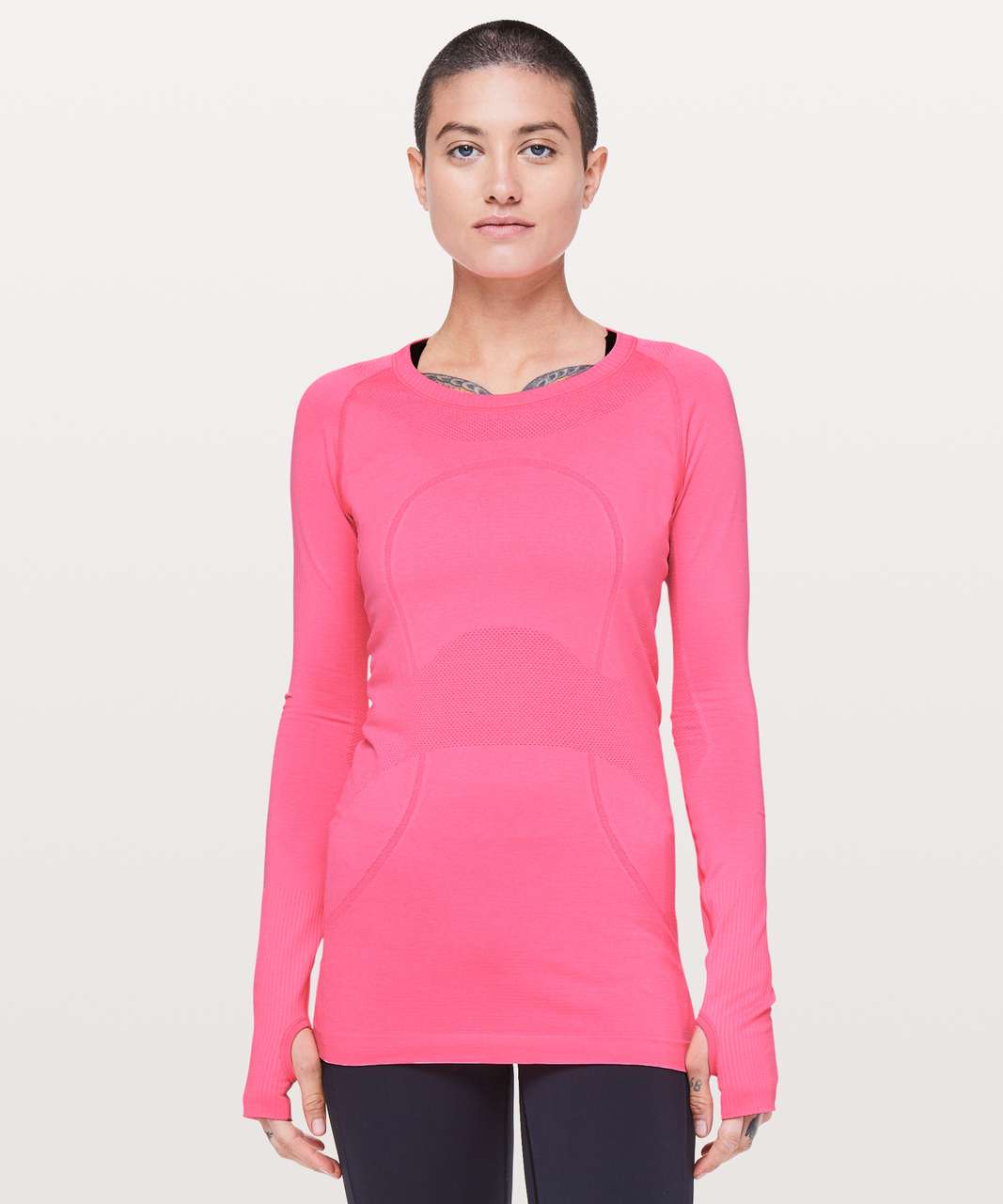 lululemon swiftly tech long sleeve pink