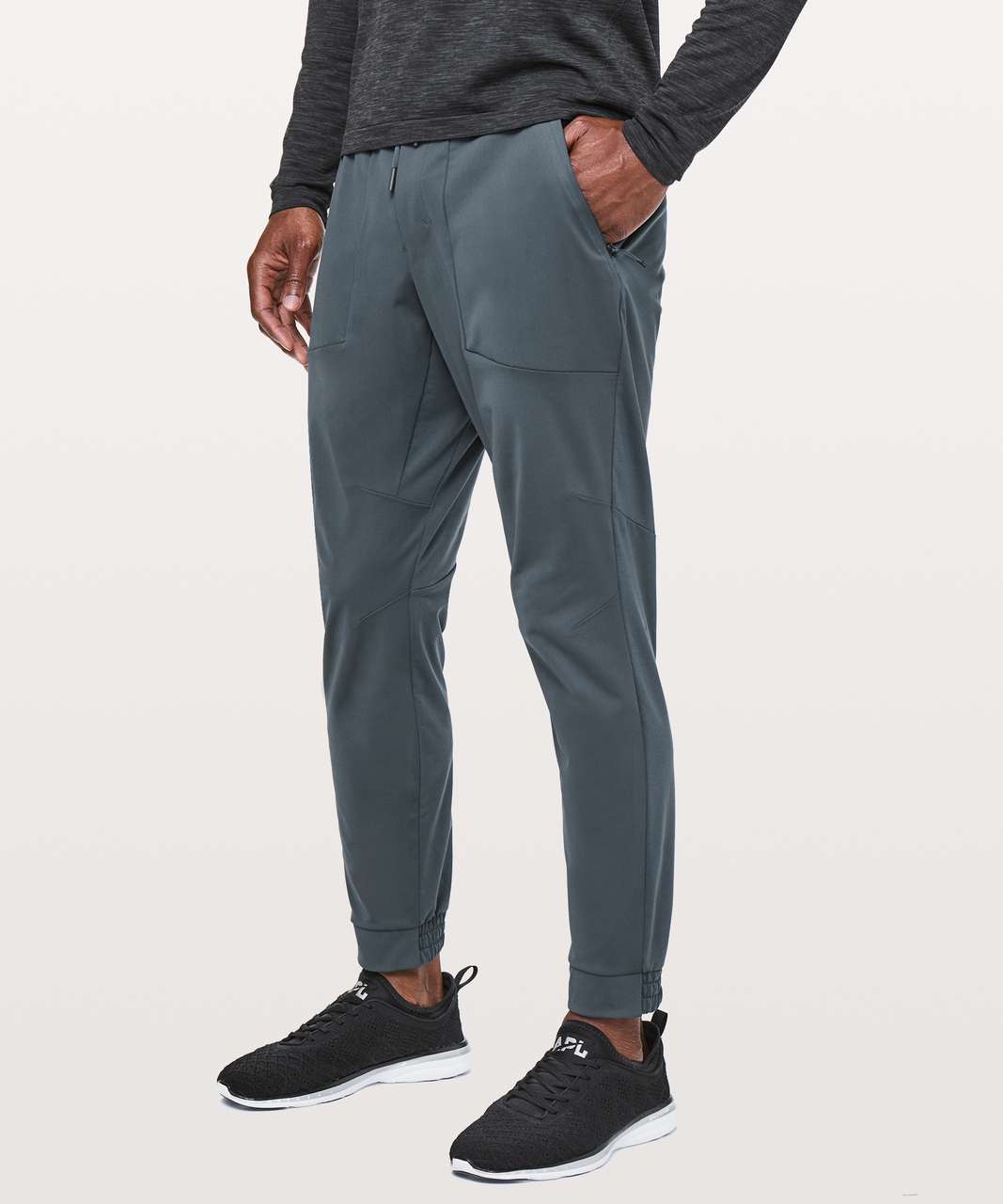 Lululemon Textured Tech Jogger - Graphite Grey / Vapor - lulu fanatics