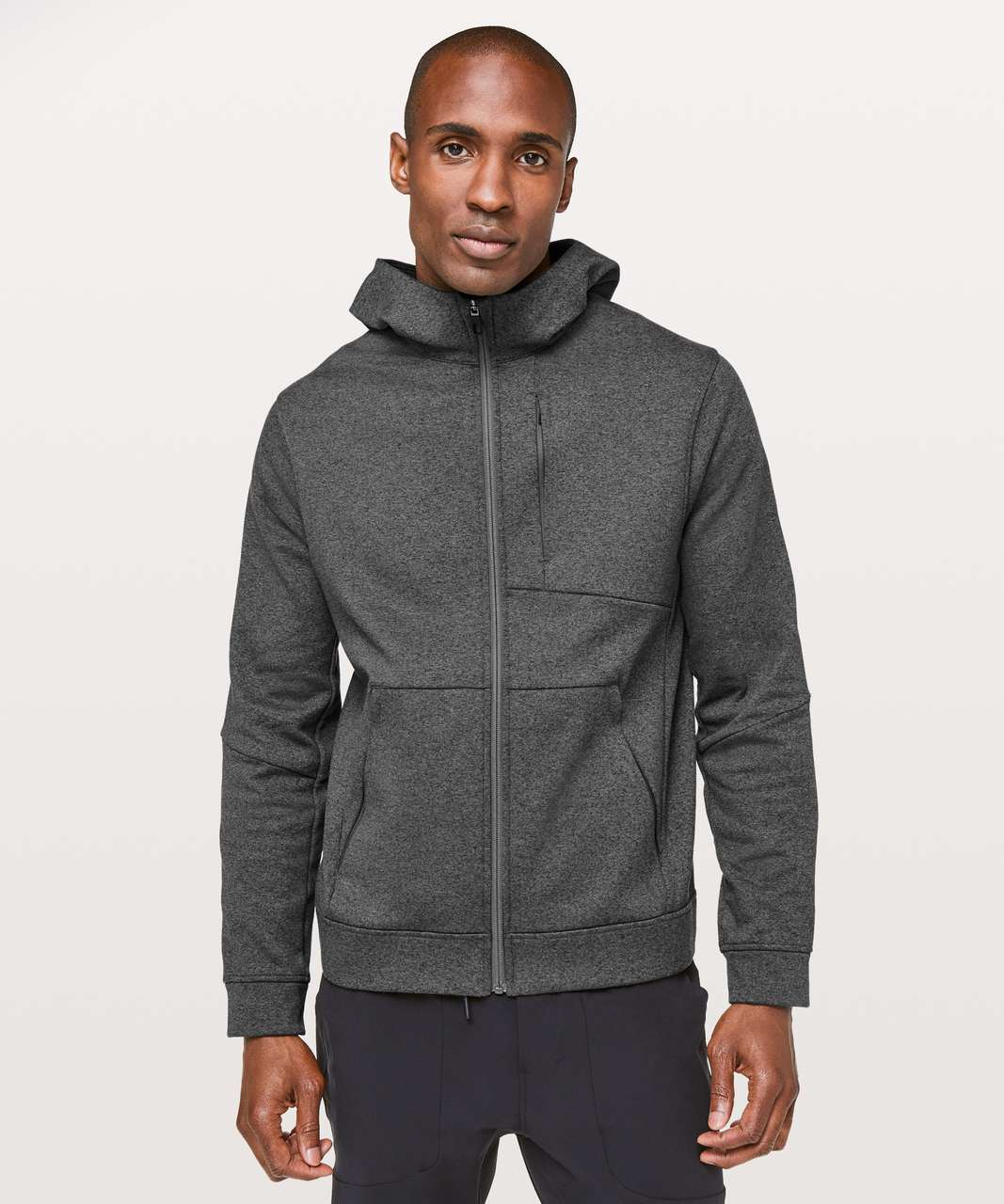 Lululemon City Sweat Zip Hoodie *Thermo - Heathered Coal - lulu fanatics