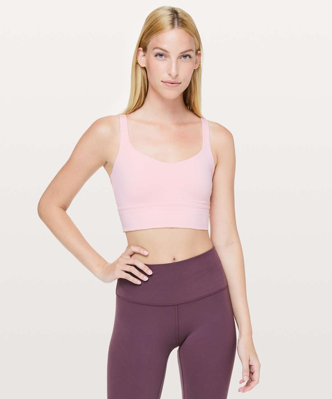 Lululemon Free To Be Bra *Long Line - Dusty Pink - lulu fanatics