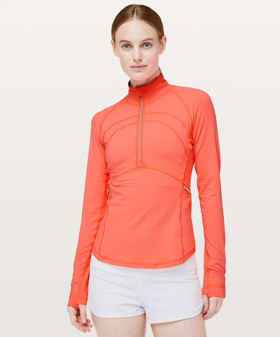 Lululemon Front Of The Pack 1/2 Zip - Very Light Flare
