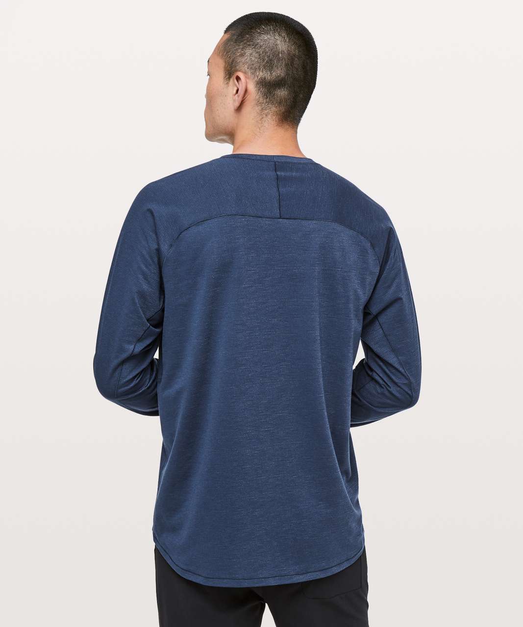 Lululemon Axiom Long Sleeve *lululemon lab - Inkwell / Onyx Blue