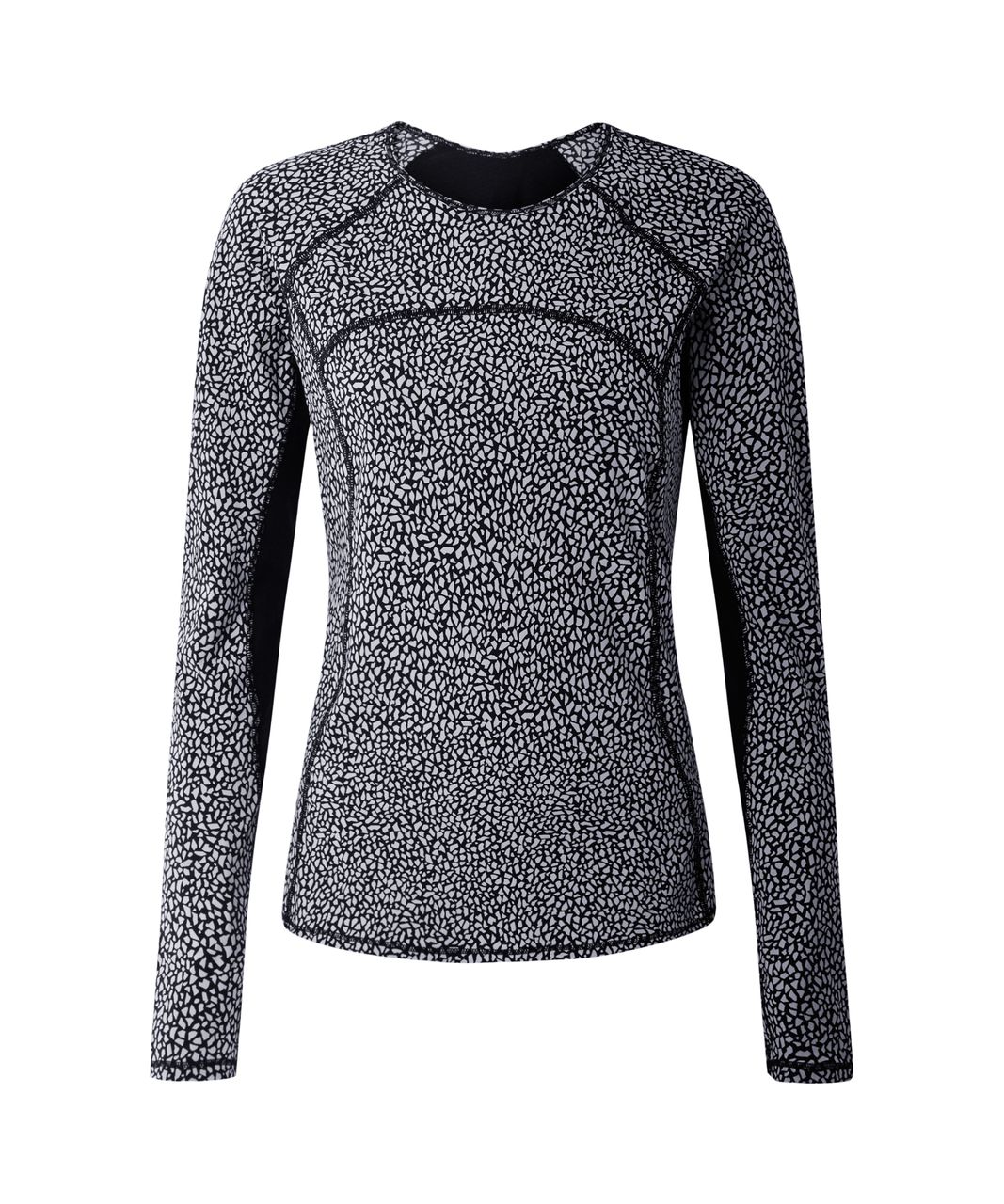 Lululemon Cover Me Long Sleeve - Miss Mosaic Black / Black