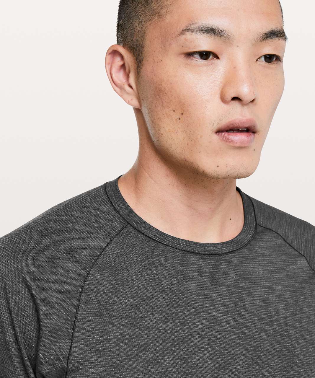 Lululemon Axiom Long Sleeve *lululemon lab - Grey Quartz / Black - lulu ...