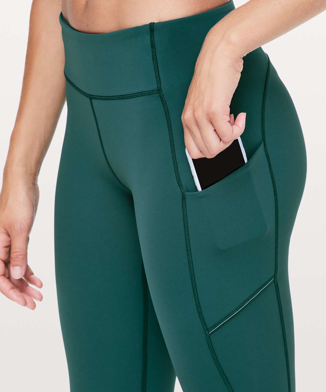 Leggings Lululemon Green size 4 US in Spandex - 40638008