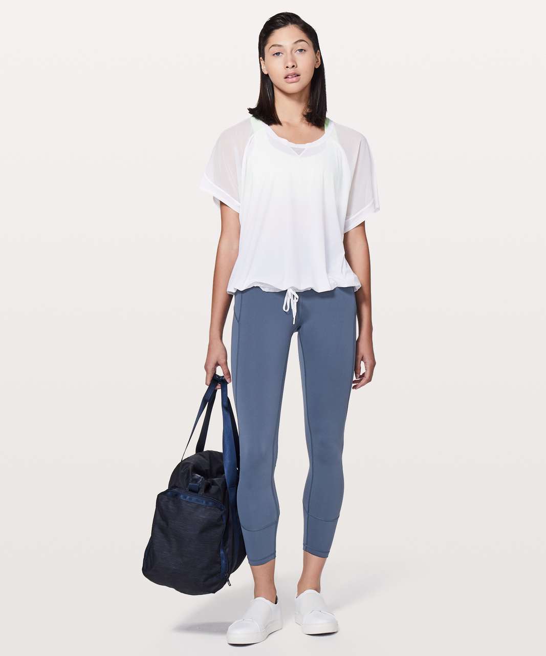 NEW LULULEMON In Movement 25 Tight 10 Utility Blue