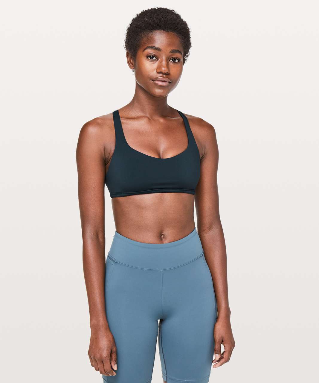 Lululemon Free To Be Bra (Wild) - Nocturnal Teal - lulu fanatics