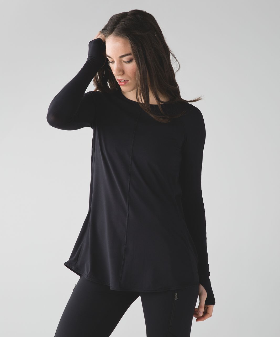 Lululemon Making Moves Long Sleeve - Black - lulu fanatics