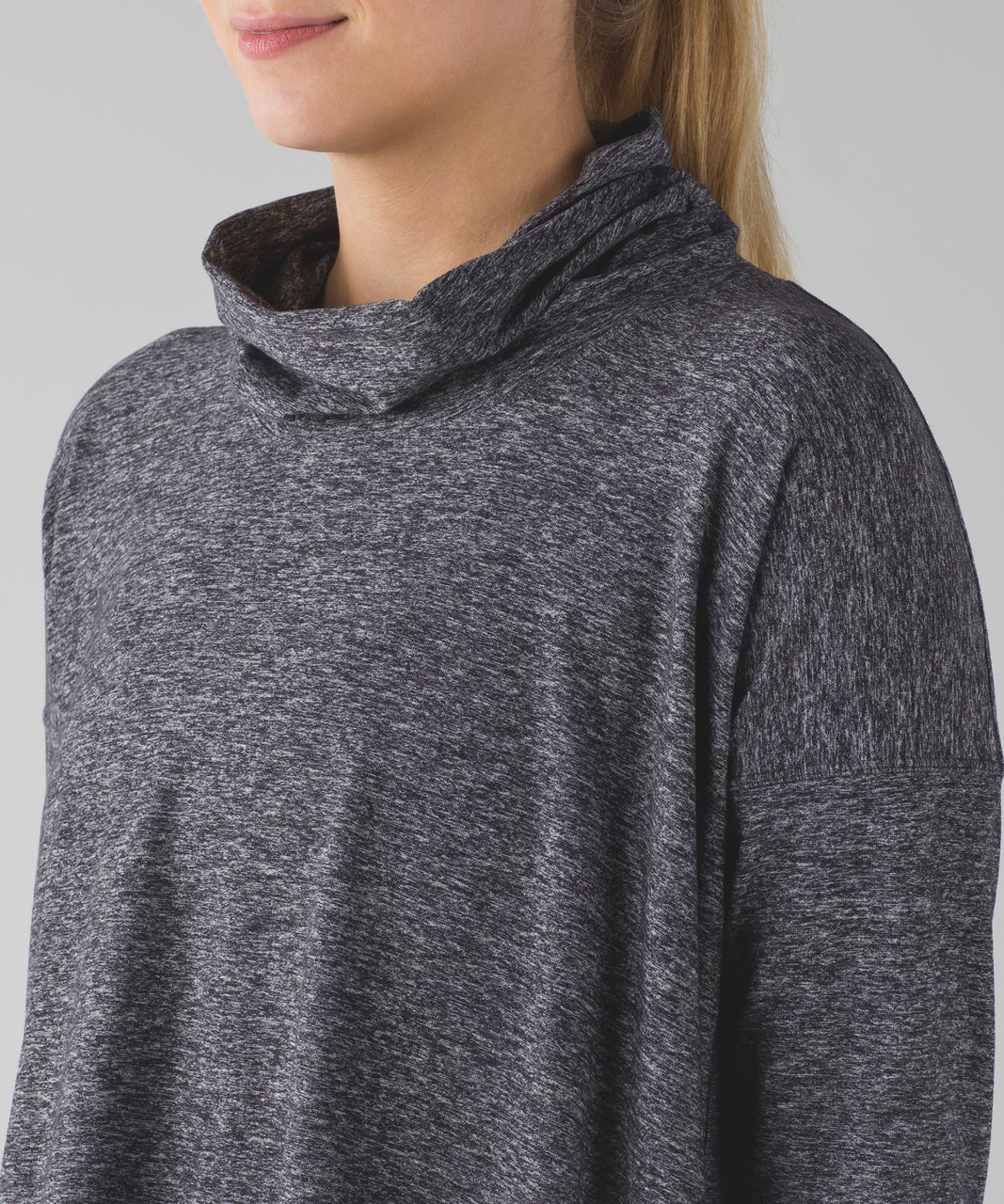 Lululemon On The Move Long Sleeve - Heathered Black