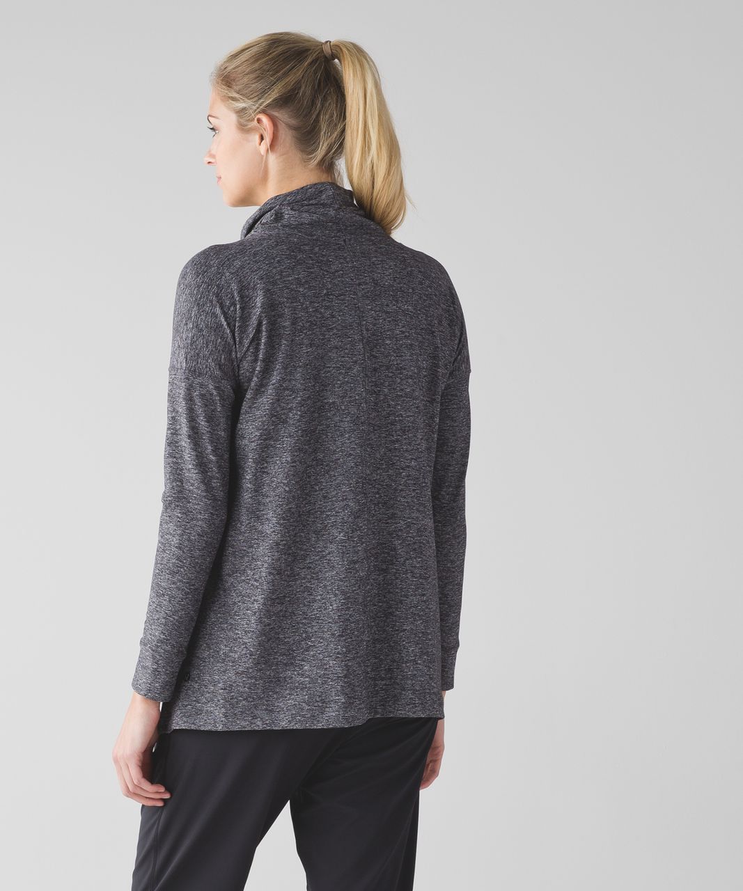 Lululemon On The Move Long Sleeve - Heathered Black