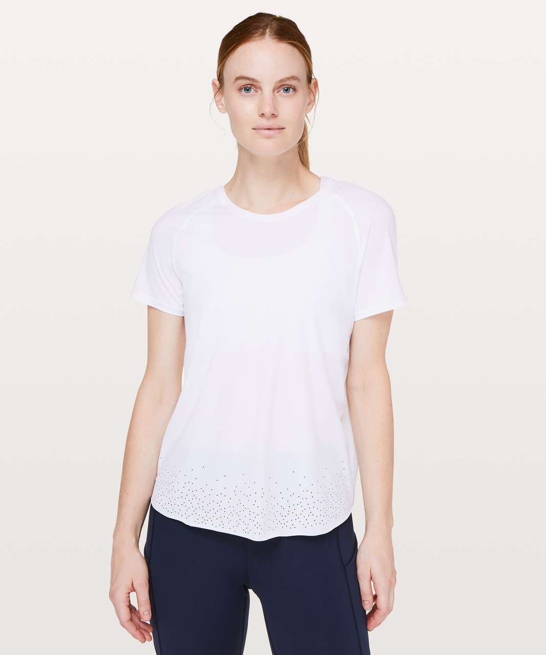 Lululemon New Ambition Cropped Short Sleeve - White - lulu fanatics