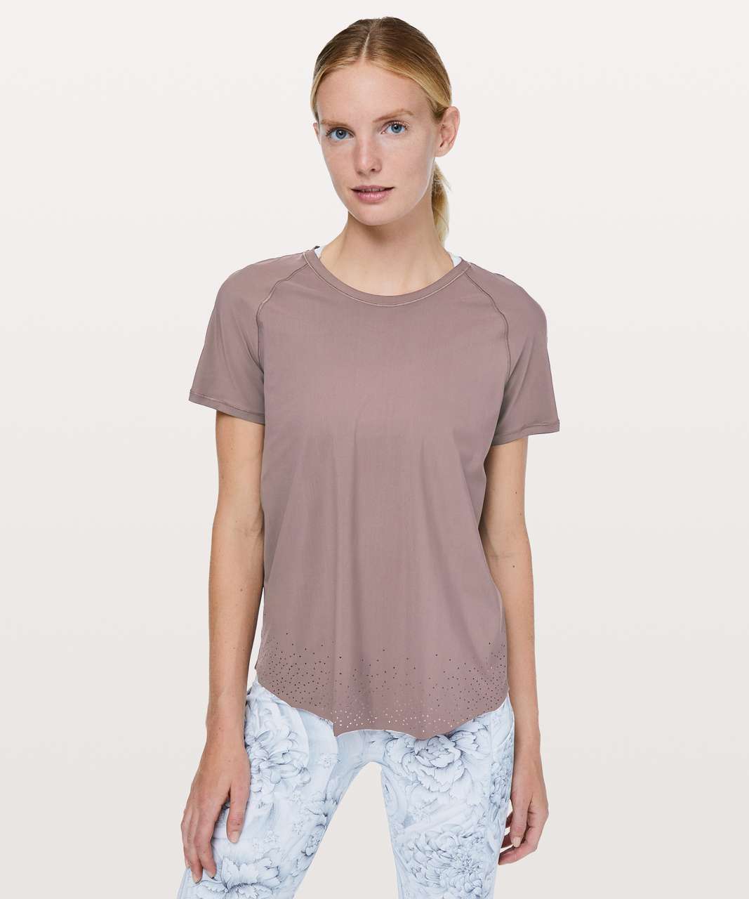 Lululemon Quick Pace Short Sleeve - Antique Bark