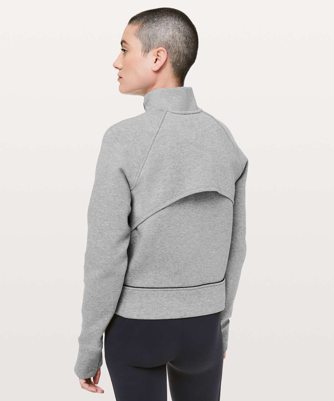 Lululemon Moment To Moment Jacket - Heathered Core Medium Grey