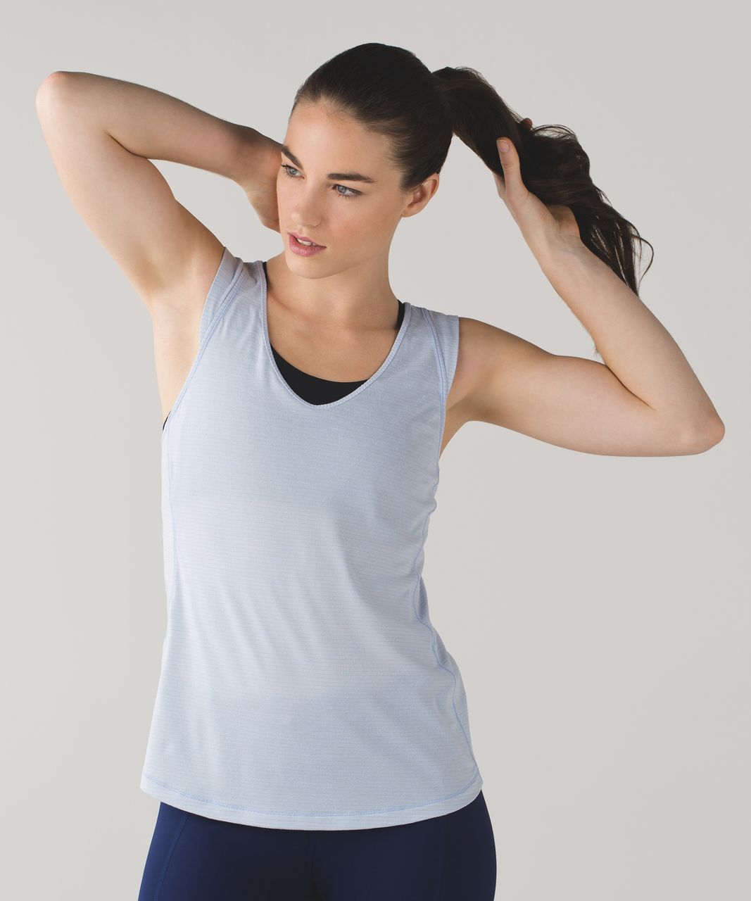 Lululemon Sweat It Out Tank - Heathered Chalk