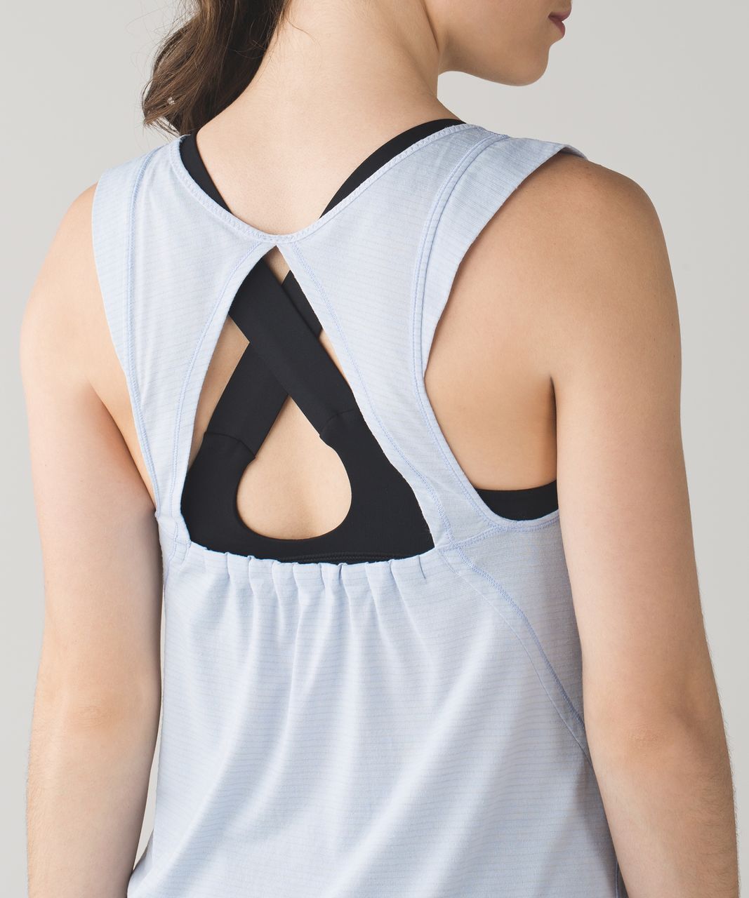 Lululemon Sweat It Out Tank - Heathered Chalk